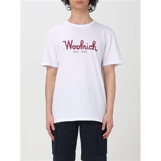 Woolrich t-shirt woolrich uomo colore bianco
