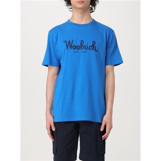 Woolrich t-shirt woolrich uomo colore royal