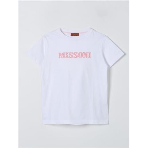 Missoni Kids t-shirt di cotone con logo missoni