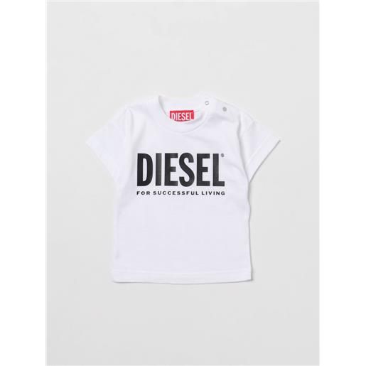 Diesel t-shirt diesel bambino colore bianco