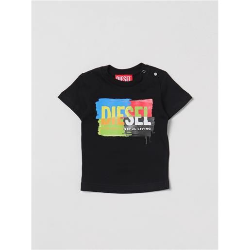 Diesel t-shirt diesel bambino colore nero