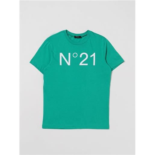 N° 21 t-shirt N° 21 bambino colore verde