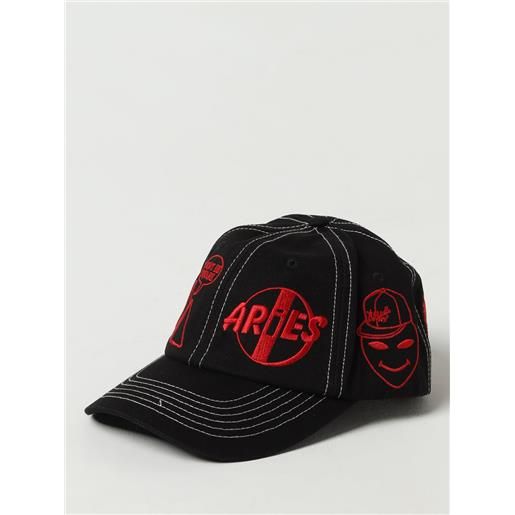 Aries cappello Aries in cotone con logo ricamato