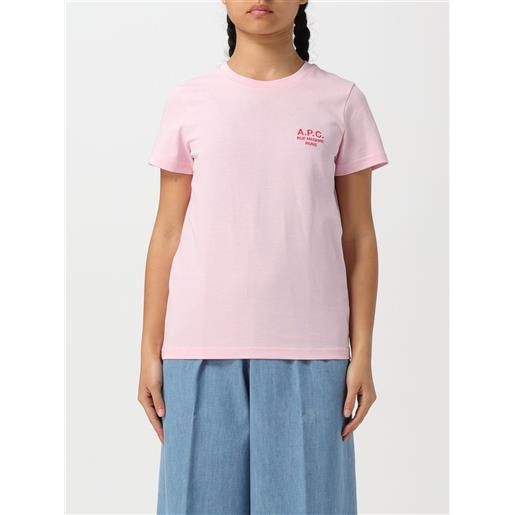 A.p.c. t-shirt a. P. C. Donna colore rosa