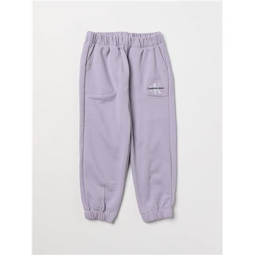 Calvin Klein pantalone calvin klein bambino colore viola