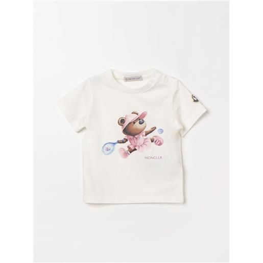 Moncler t-shirt moncler bambino colore bianco