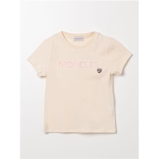 Moncler t-shirt moncler bambino colore bianco