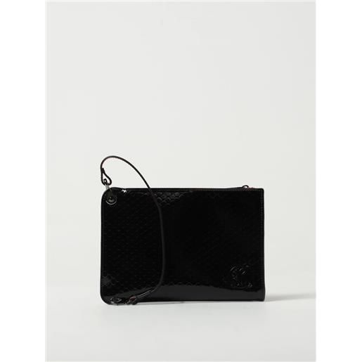 Christian Louboutin pouch Christian Louboutin in pelle stampa pitone