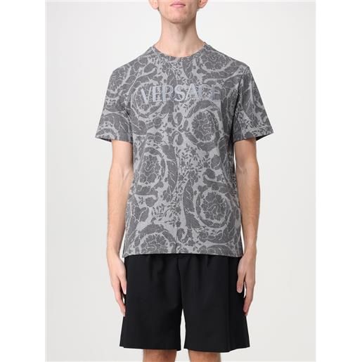 Versace t-shirt Versace in cotone stampa barocco silhouette