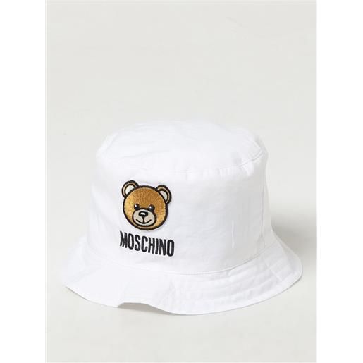 Moschino Baby cappello Moschino Baby in cotone con logo ricamato