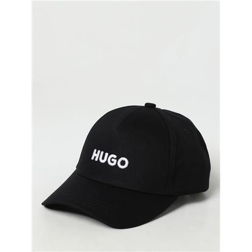 Hugo cappello Hugo in cotone con logo ricamato