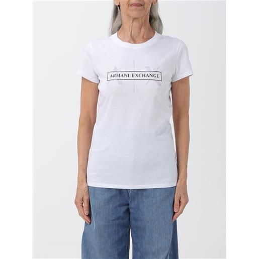 Armani Exchange t-shirt armani exchange donna colore bianco