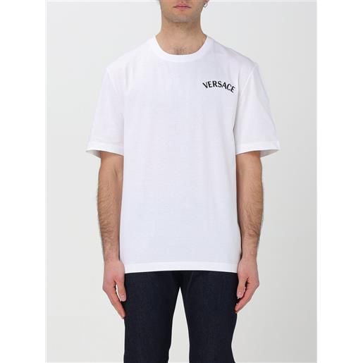 Versace t-shirt versace uomo colore bianco