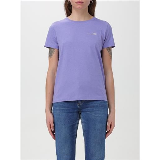 A.p.c. t-shirt a. P. C. Donna colore viola
