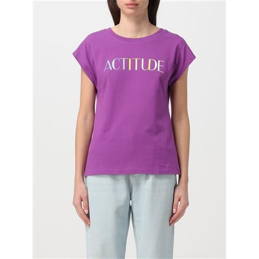 Actitude Twinset t-shirt twinset - actitude in cotone con logo