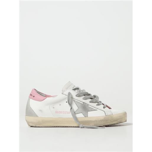 Golden Goose sneakers super-star Golden Goose in pelle used con patch