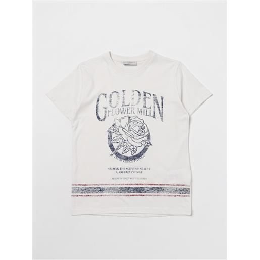 Golden Goose t-shirt golden goose bambino colore bianco