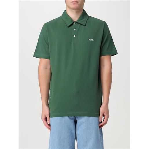 A.p.c. polo a. P. C. Uomo colore verde