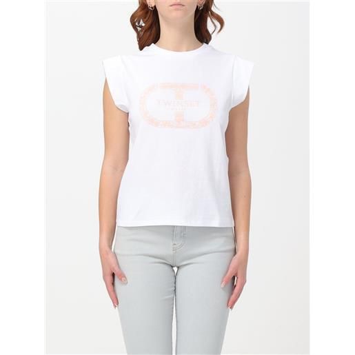 Twinset t-shirt twinset donna colore bianco