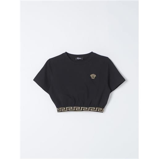 Young Versace t-shirt cropped versace young in cotone