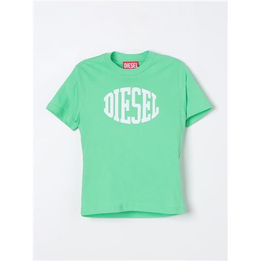 Diesel t-shirt diesel bambino colore verde