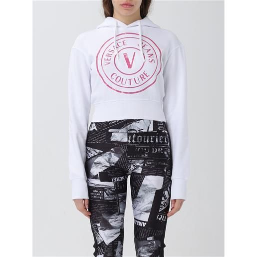 Versace Jeans Couture felpa versace jeans couture donna colore bianco