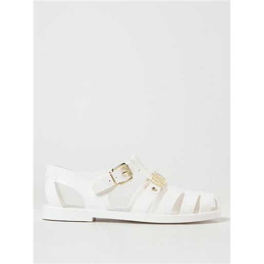 Moschino Couture sandali bassi moschino couture donna colore bianco