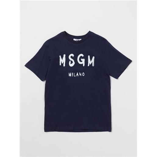 Msgm Kids t-shirt msgm kids bambino colore blue