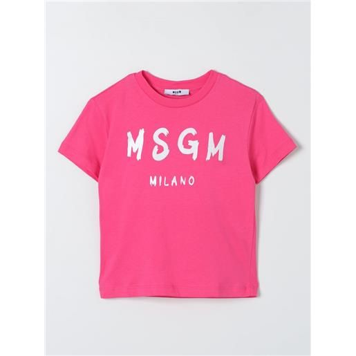 Msgm Kids t-shirt msgm kids bambino colore fuxia