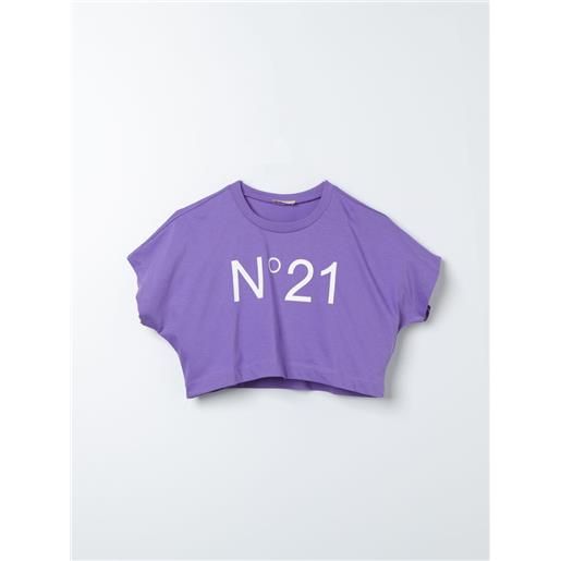 N° 21 t-shirt N° 21 bambino colore viola