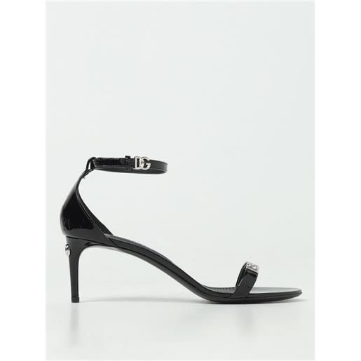 Dolce & Gabbana sandali con tacco dolce & gabbana donna colore nero