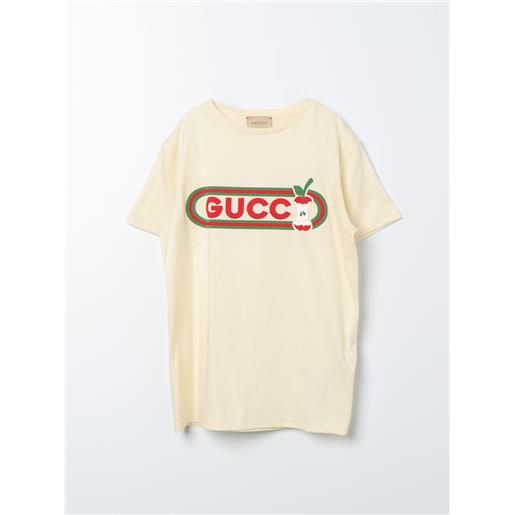 Gucci t-shirt gucci bambino colore panna