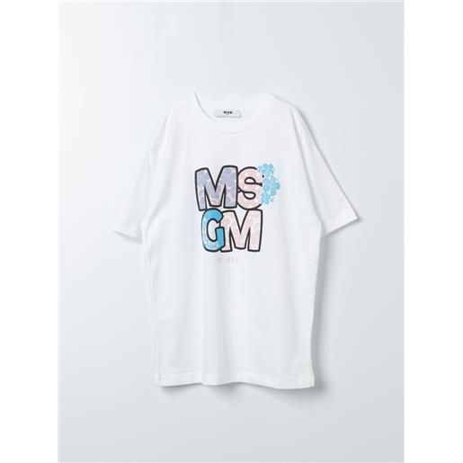 Msgm Kids t-shirt msgm kids bambino colore bianco
