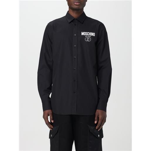 Moschino Couture camicia moschino couture uomo colore nero