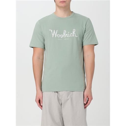 Woolrich t-shirt woolrich uomo colore salvia
