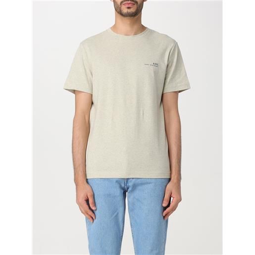 A.p.c. t-shirt a. P. C. Uomo colore verde