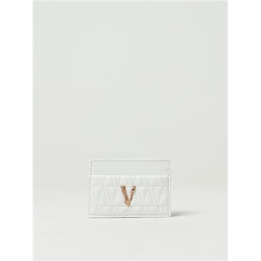 Versace portacarte di credito Versace in nappa matelassé