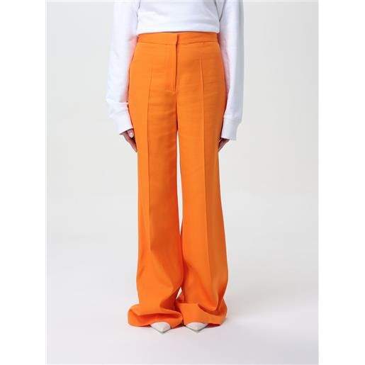 Stella Mccartney pantalone stella mccartney donna colore arancione