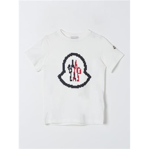 Moncler t-shirt moncler bambino colore bianco