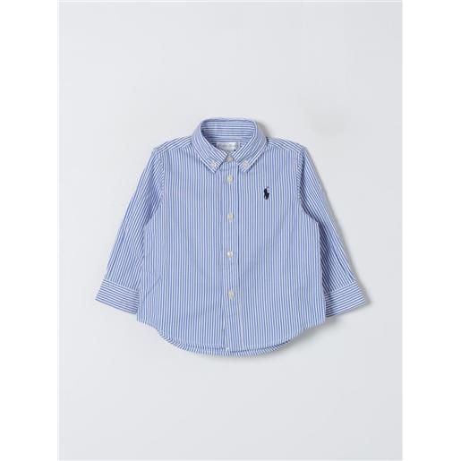 Polo Ralph Lauren camicia polo ralph lauren bambino colore azzurro