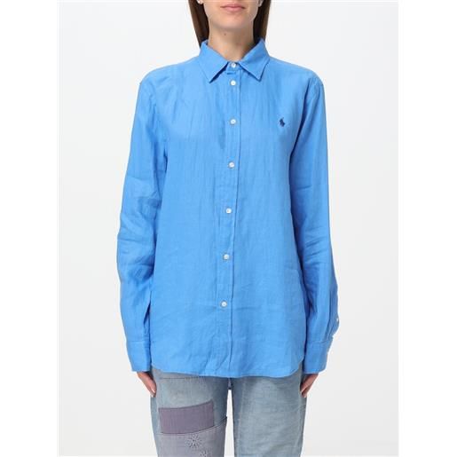 Polo Ralph Lauren camicia polo ralph lauren donna colore blue