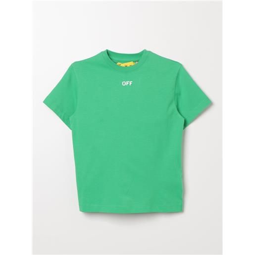 Off-White t-shirt off-white bambino colore verde