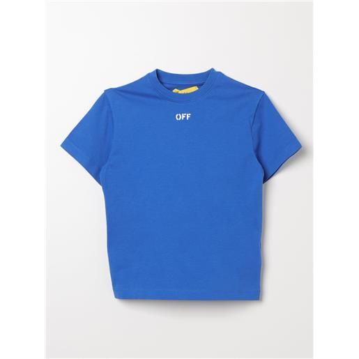 Off-White t-shirt off-white bambino colore blue navy