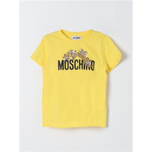 Moschino Kid t-shirt moschino kid bambino colore giallo