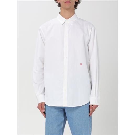 Moschino Couture camicia moschino couture uomo colore bianco