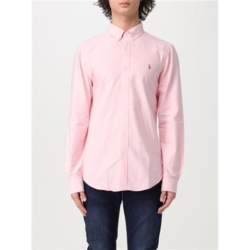 Polo Ralph Lauren camicia polo ralph lauren uomo colore rosa