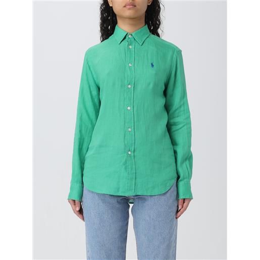 Polo Ralph Lauren camicia polo ralph lauren donna colore verde