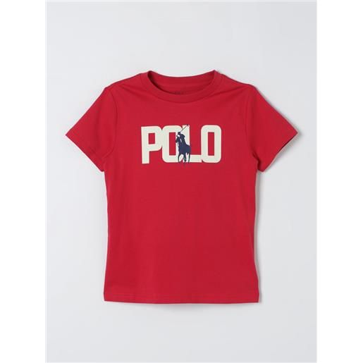 Polo Ralph Lauren t-shirt polo ralph lauren bambino colore rosso