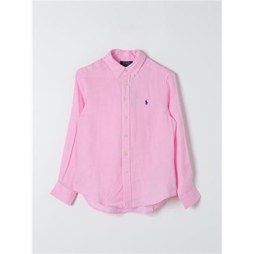 Polo Ralph Lauren camicia polo ralph lauren bambino colore rosa