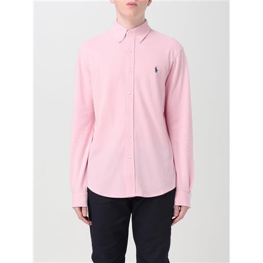 Polo Ralph Lauren camicia polo ralph lauren uomo colore rosa